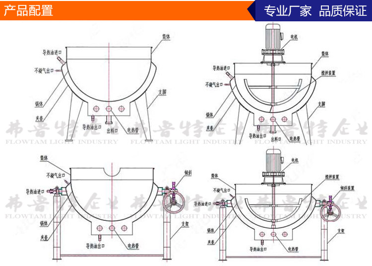 电加热夹层锅 分析图